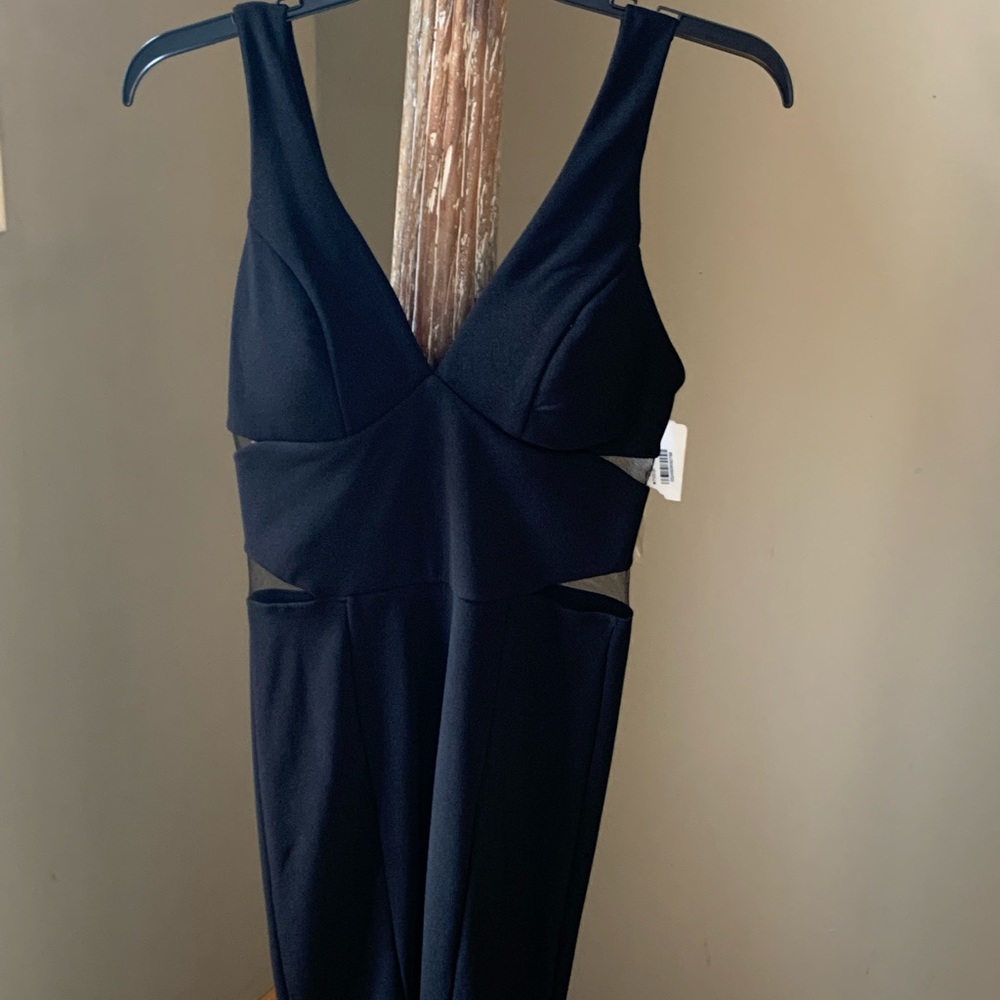 Black dress.